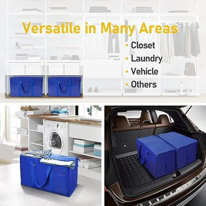 6 Pack XL Heavy Duty Storage Bags