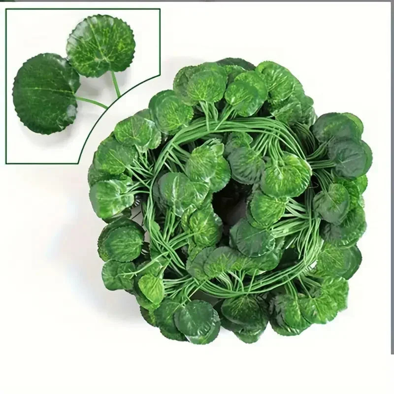 Artificial Green Ivy Leaf Rattan Creeper Leaves