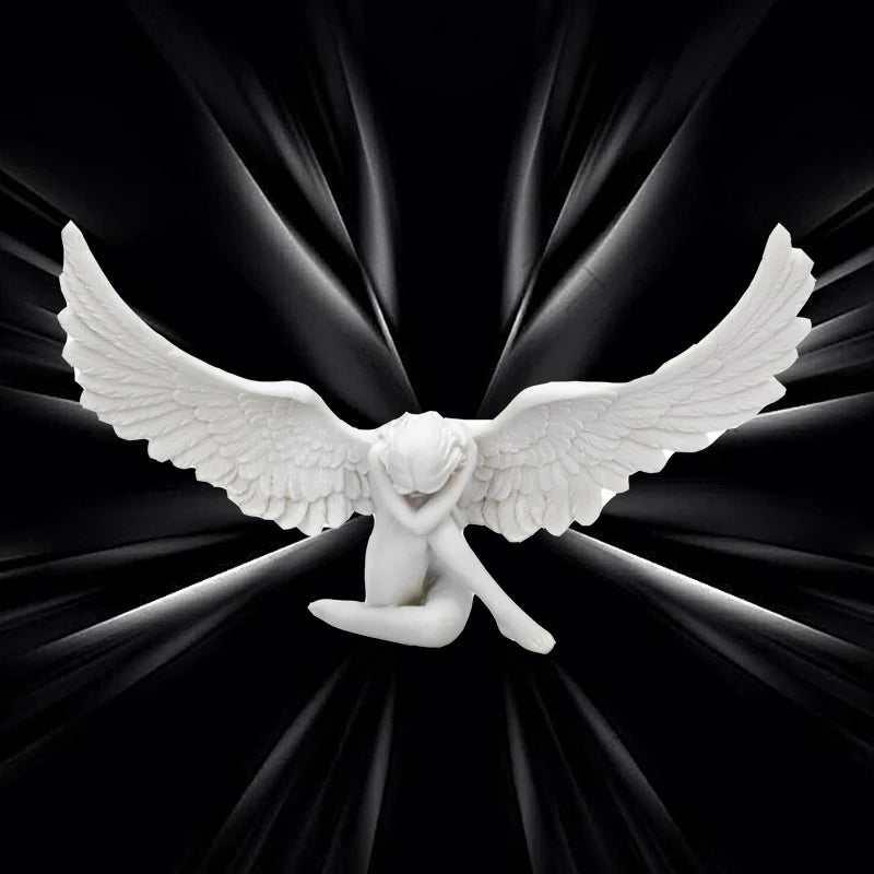 Angel Wing Figurine Modern