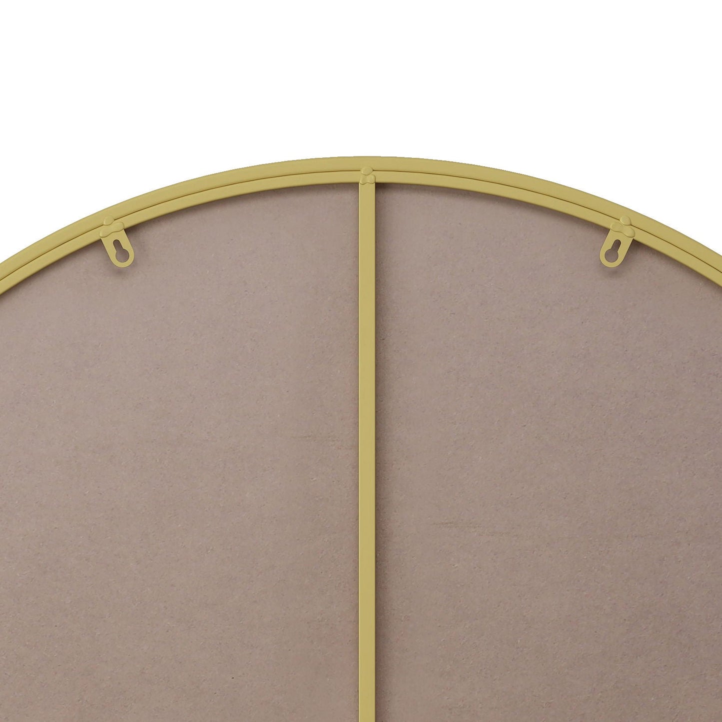 Metal Framed Circle Mirror