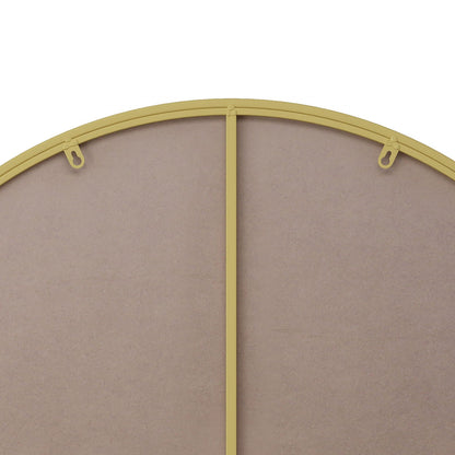 Metal Framed Circle Mirror