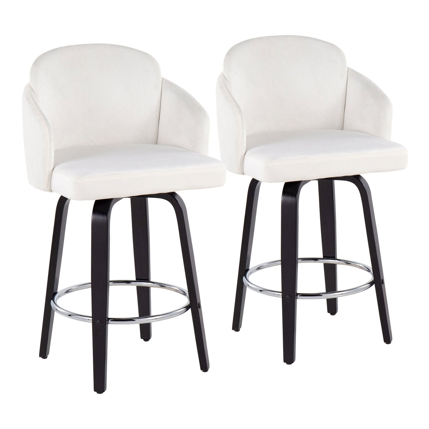 Dahlia - Contemporary Counter Stool (Set of 2)