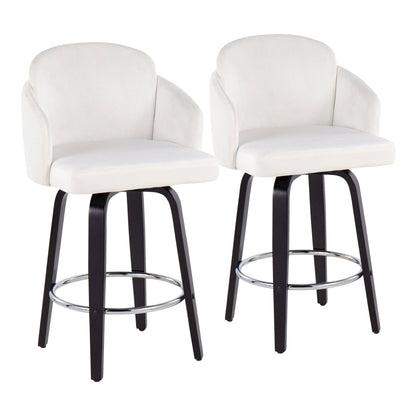 Dahlia - Contemporary Counter Stool (Set of 2)