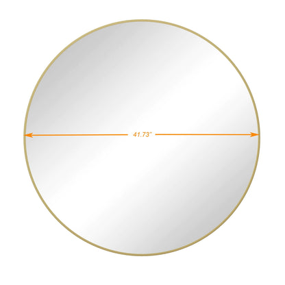Metal Framed Circle Mirror