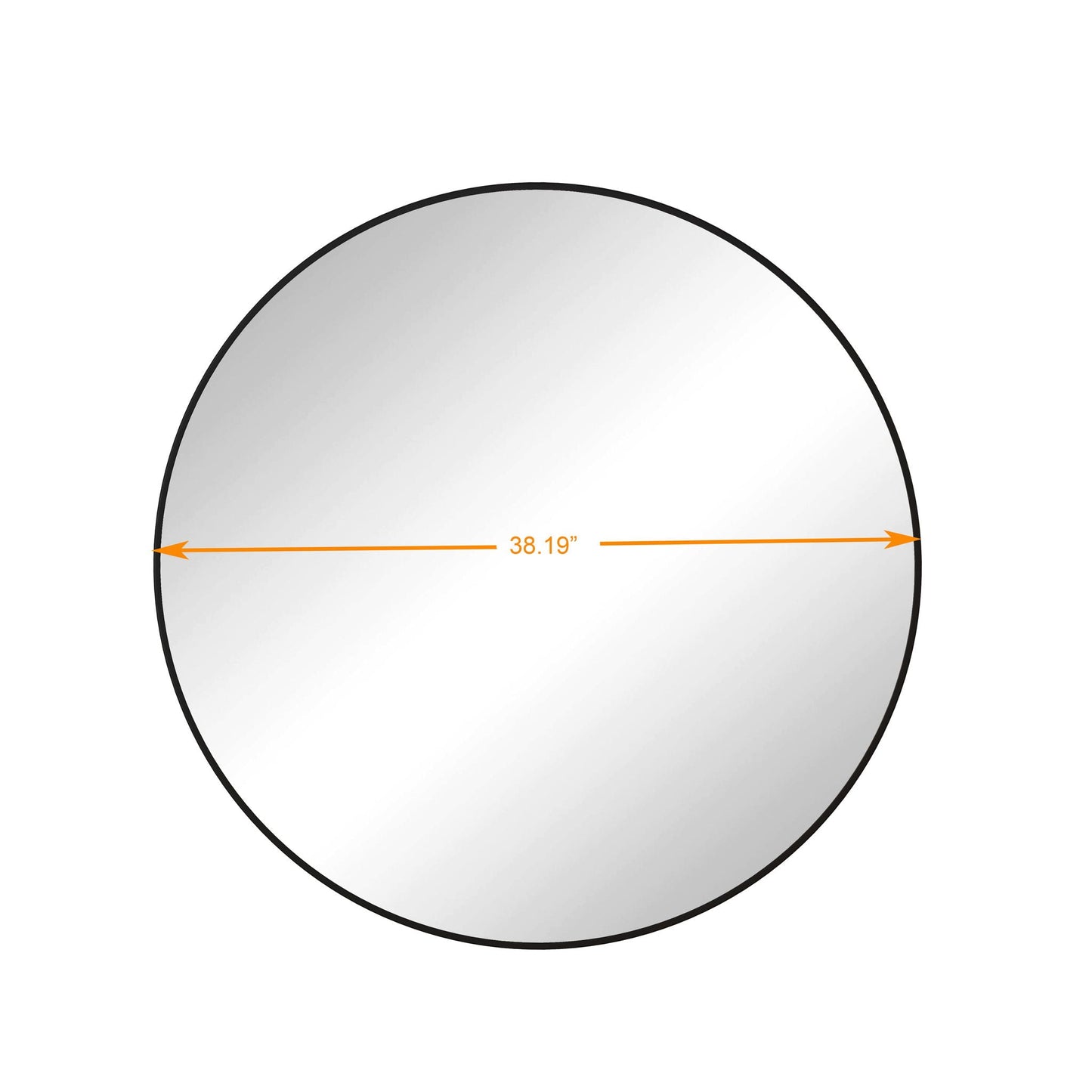Metal Framed Circle Mirror