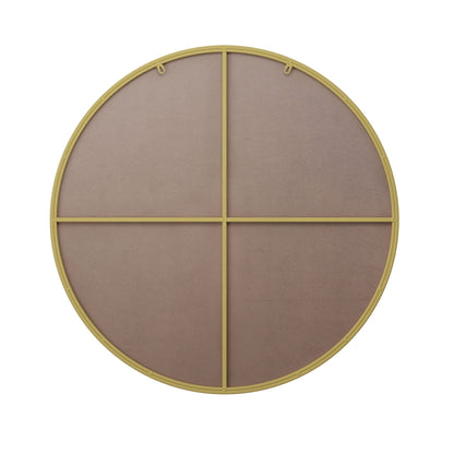 Metal Framed Circle Mirror
