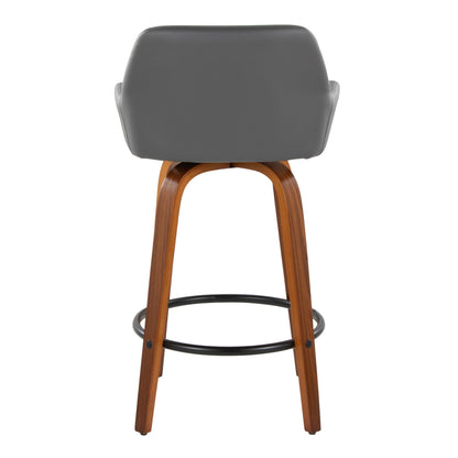 Daniella - Contemporary Fixed Height Counter Stool (Set of 2)