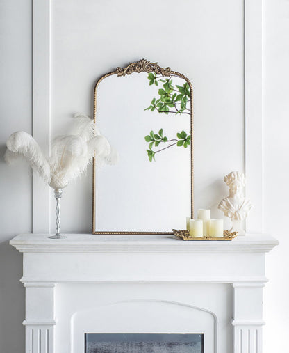 Baroque Inspired Arched Wall Mirror