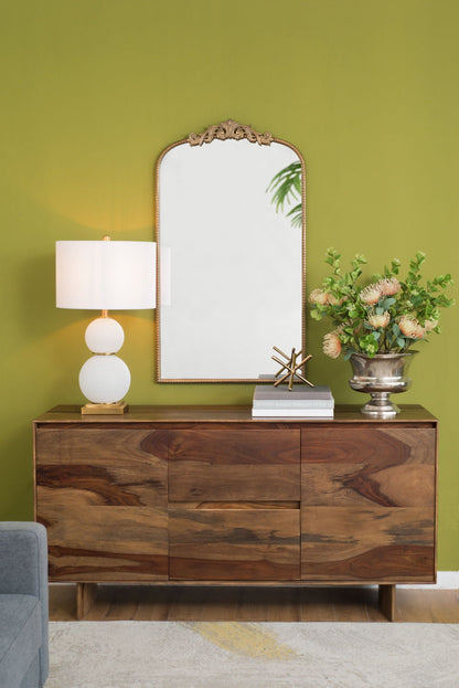 Baroque Inspired Arched Wall Mirror