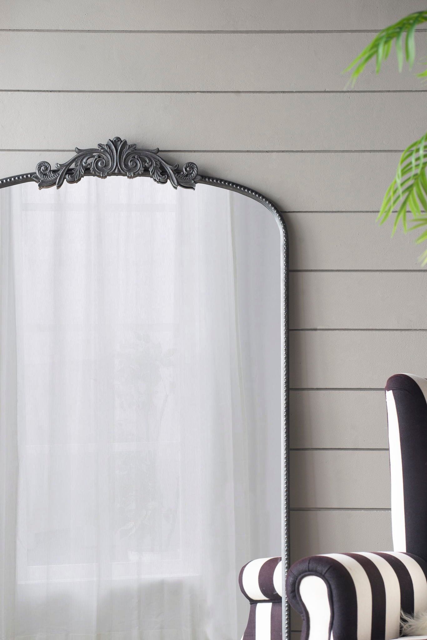 Baroque Inspired Arched Wall Mirror
