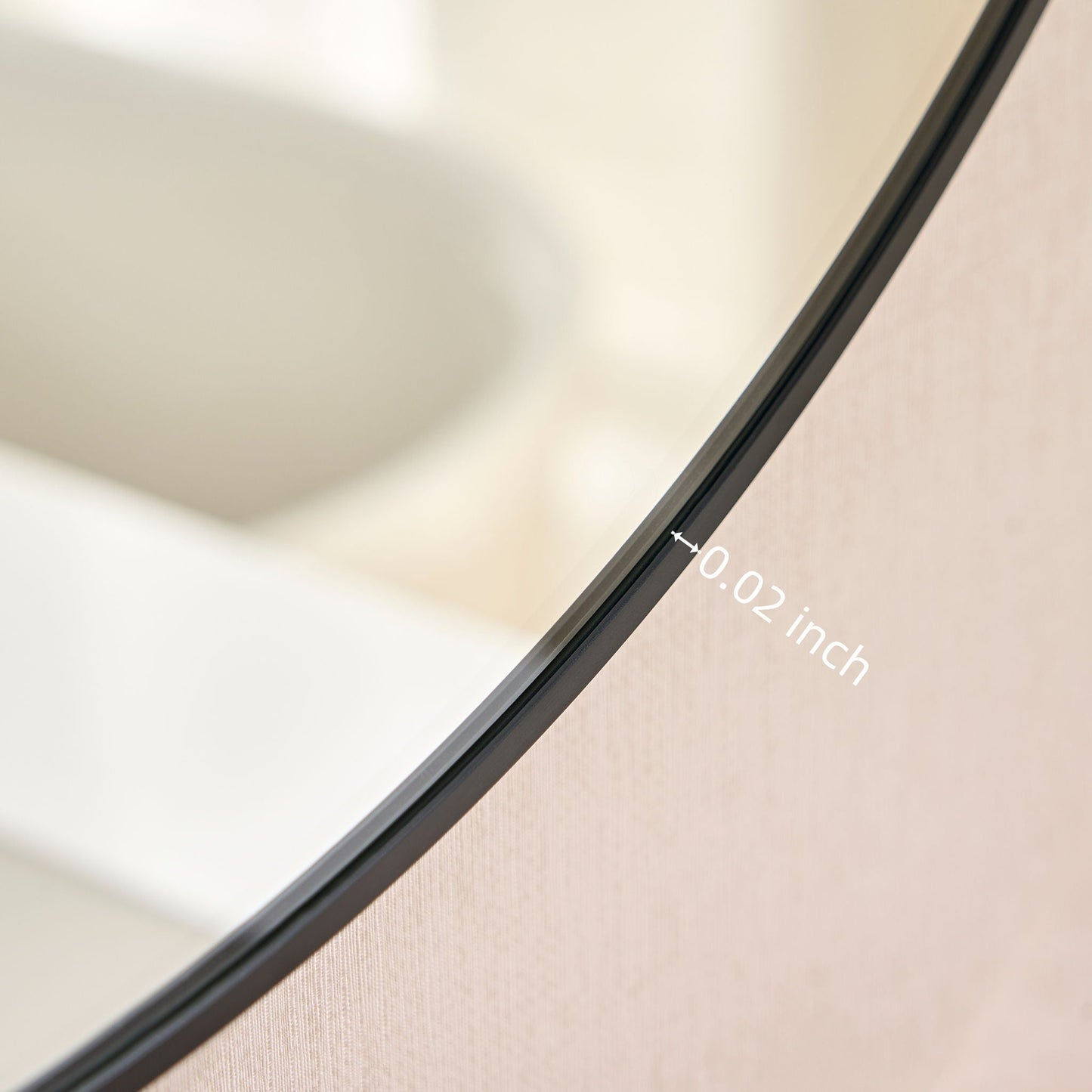 Circular Framed Wall Mirror