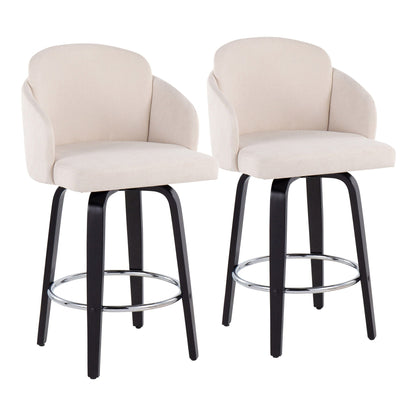 Dahlia - Contemporary Counter Stool (Set of 2)