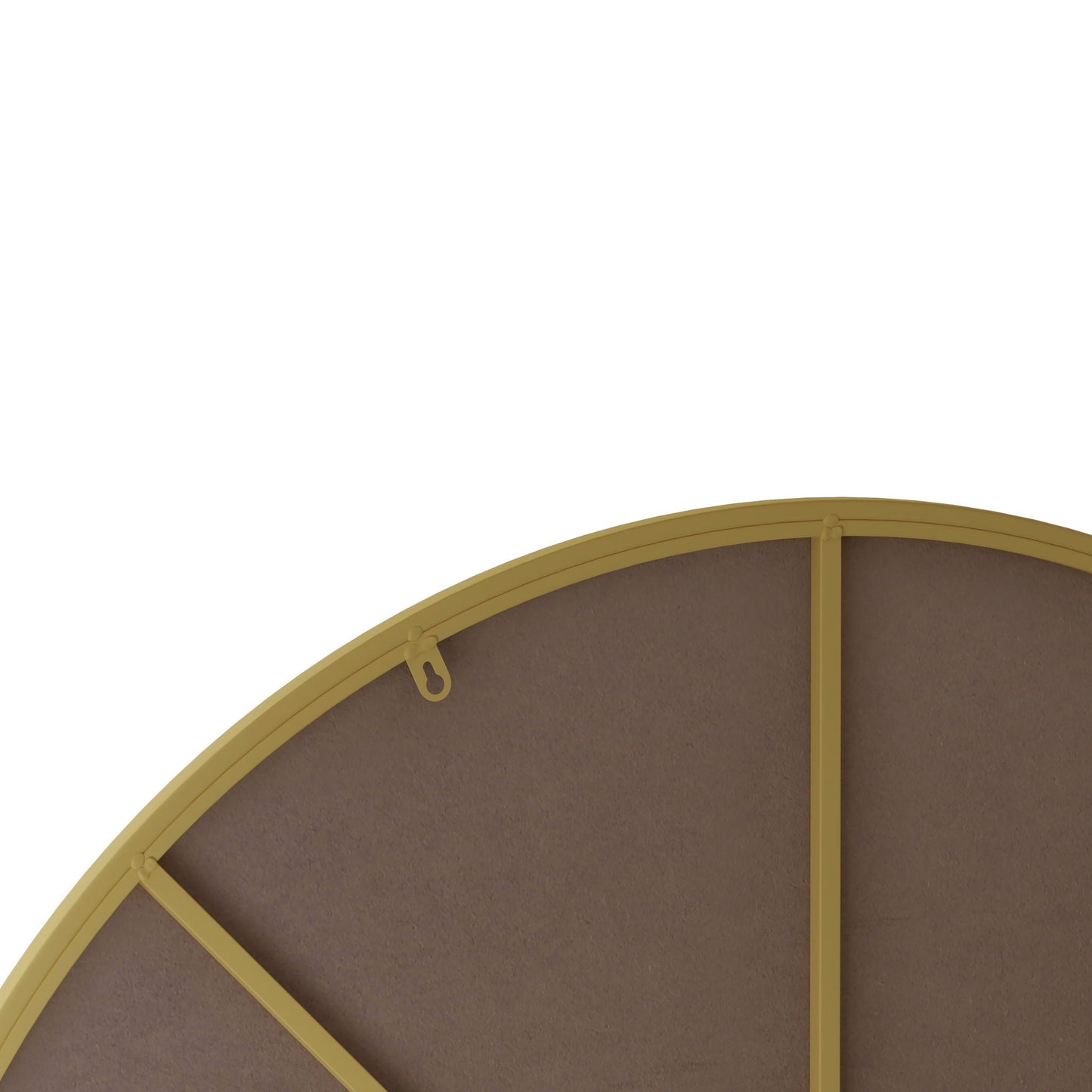 Metal Framed Circle Mirror