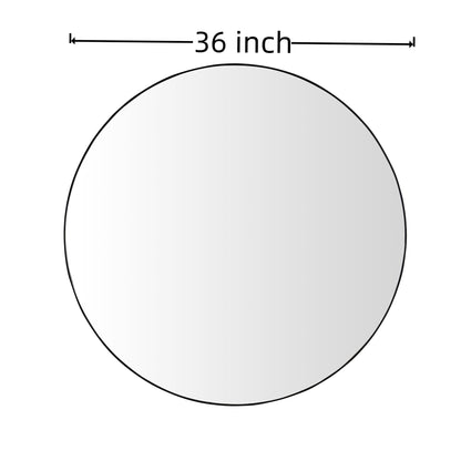 Circular Framed Wall Mirror