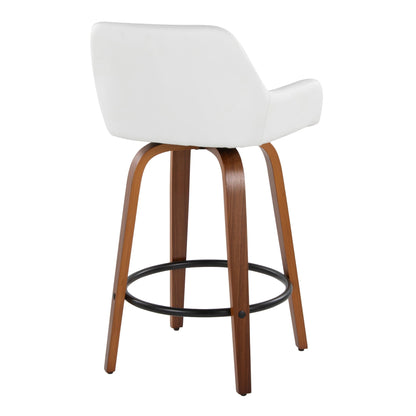 Daniella - Contemporary Fixed Height Counter Stool (Set of 2)