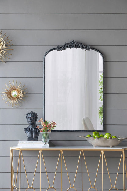 Baroque Inspired Arched Wall Mirror