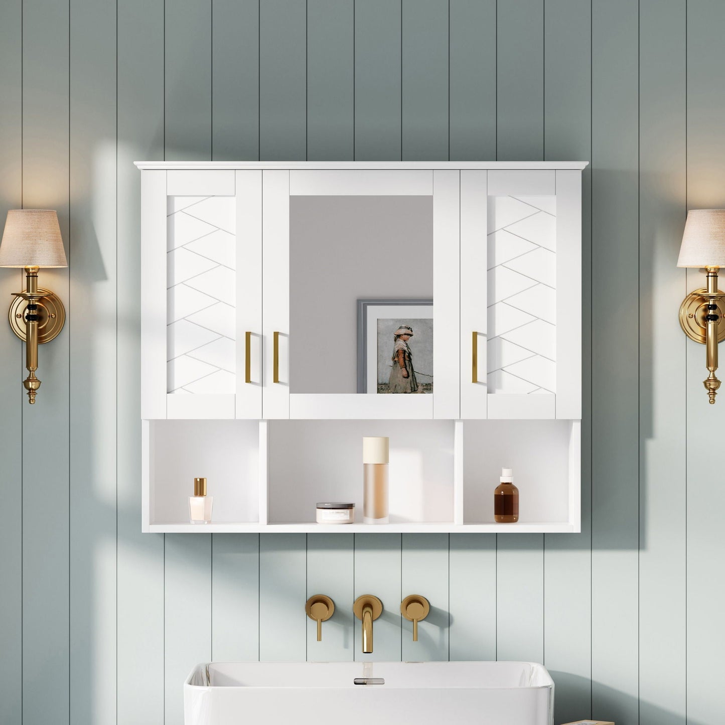 Modern Wall Mounted Medicine Cabinet Mirror