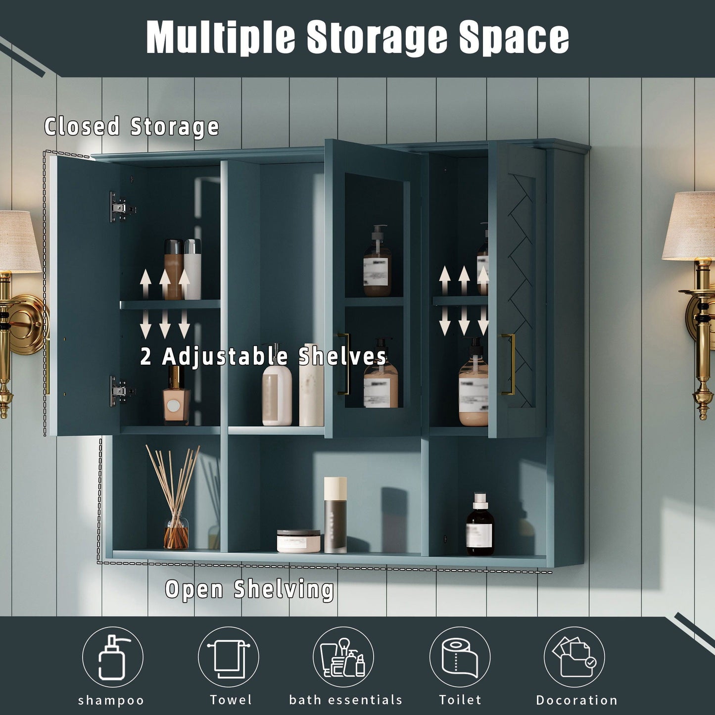 Modern Wall Mounted Medicine Cabinet Mirror