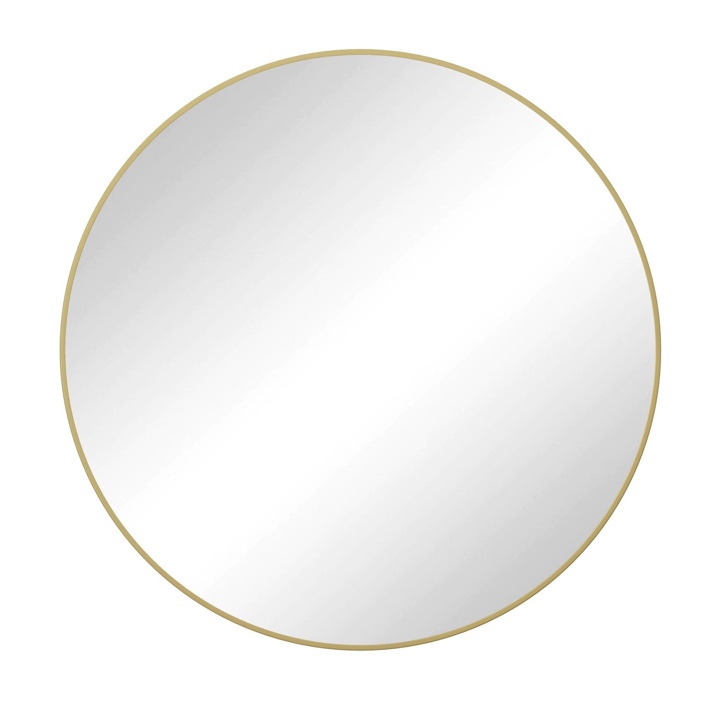 Metal Framed Circle Mirror
