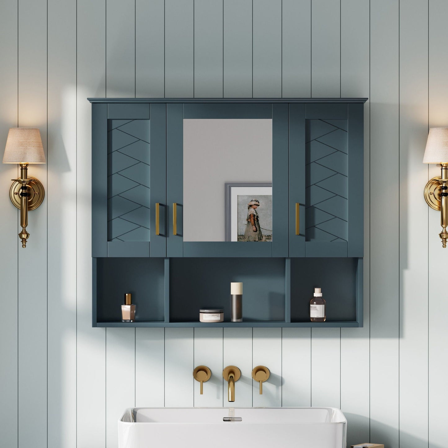 Modern Wall Mounted Medicine Cabinet Mirror