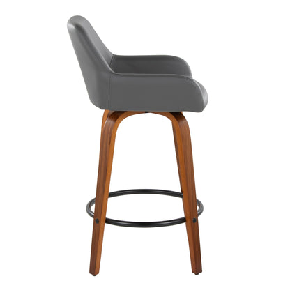 Daniella - Contemporary Fixed Height Counter Stool (Set of 2)