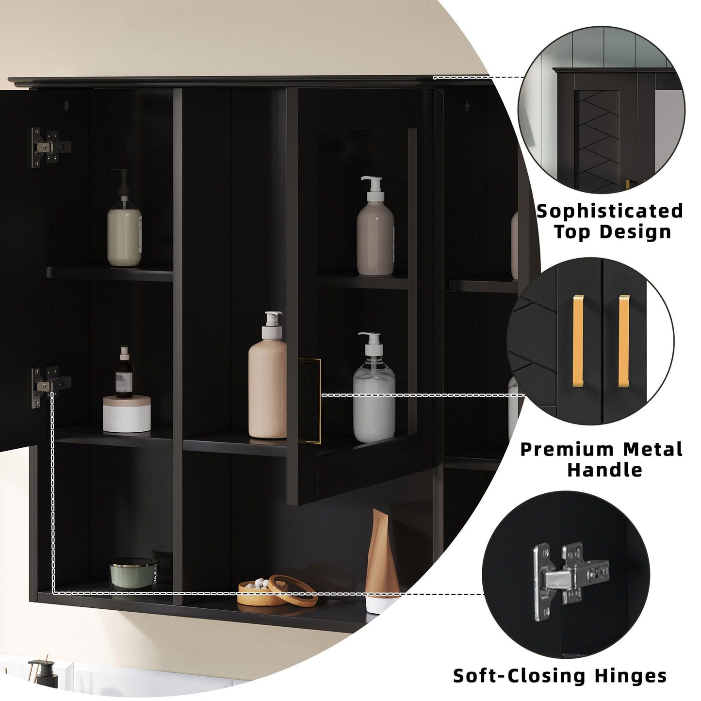 Modern Wall Mounted Medicine Cabinet Mirror