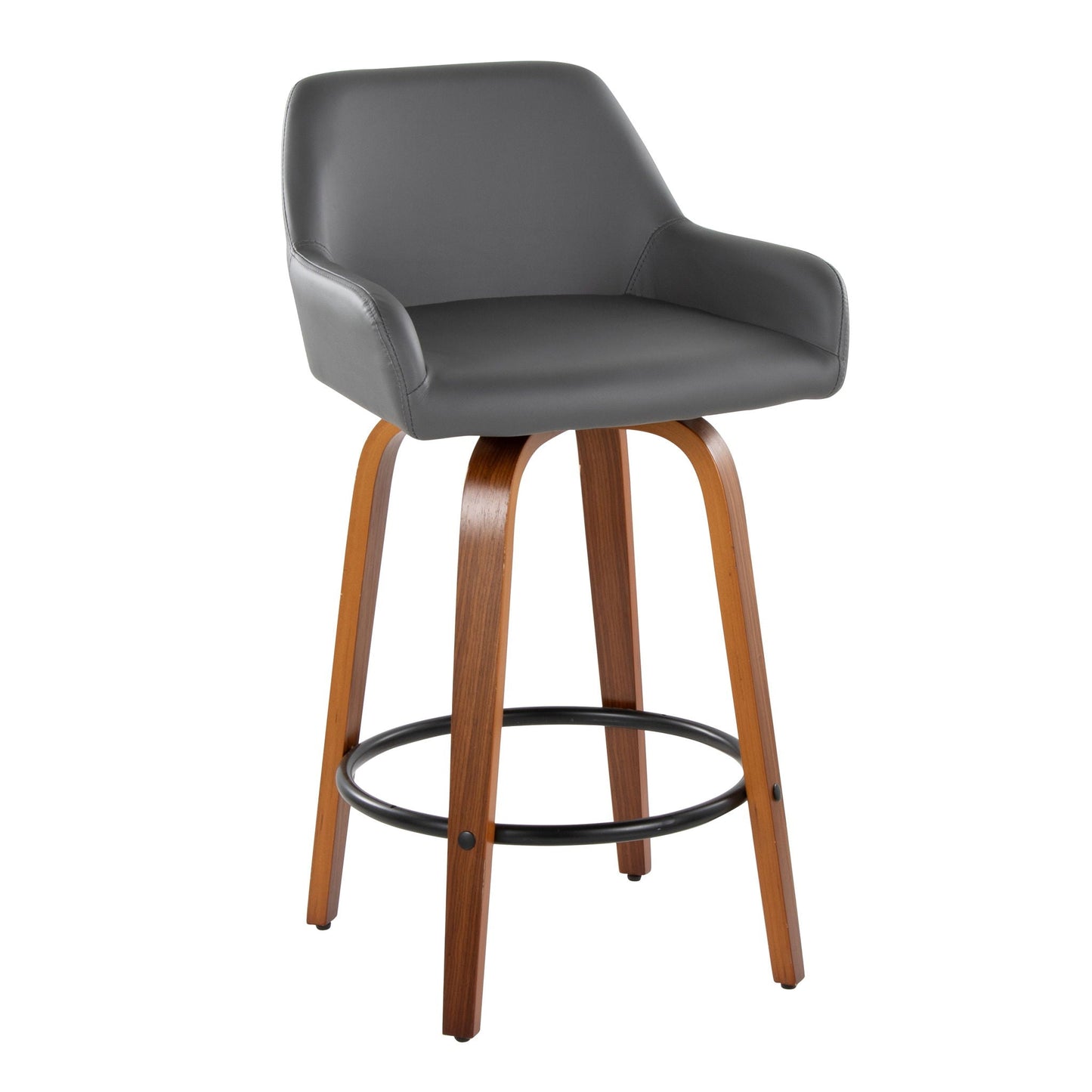 Daniella - Contemporary Fixed Height Counter Stool (Set of 2)