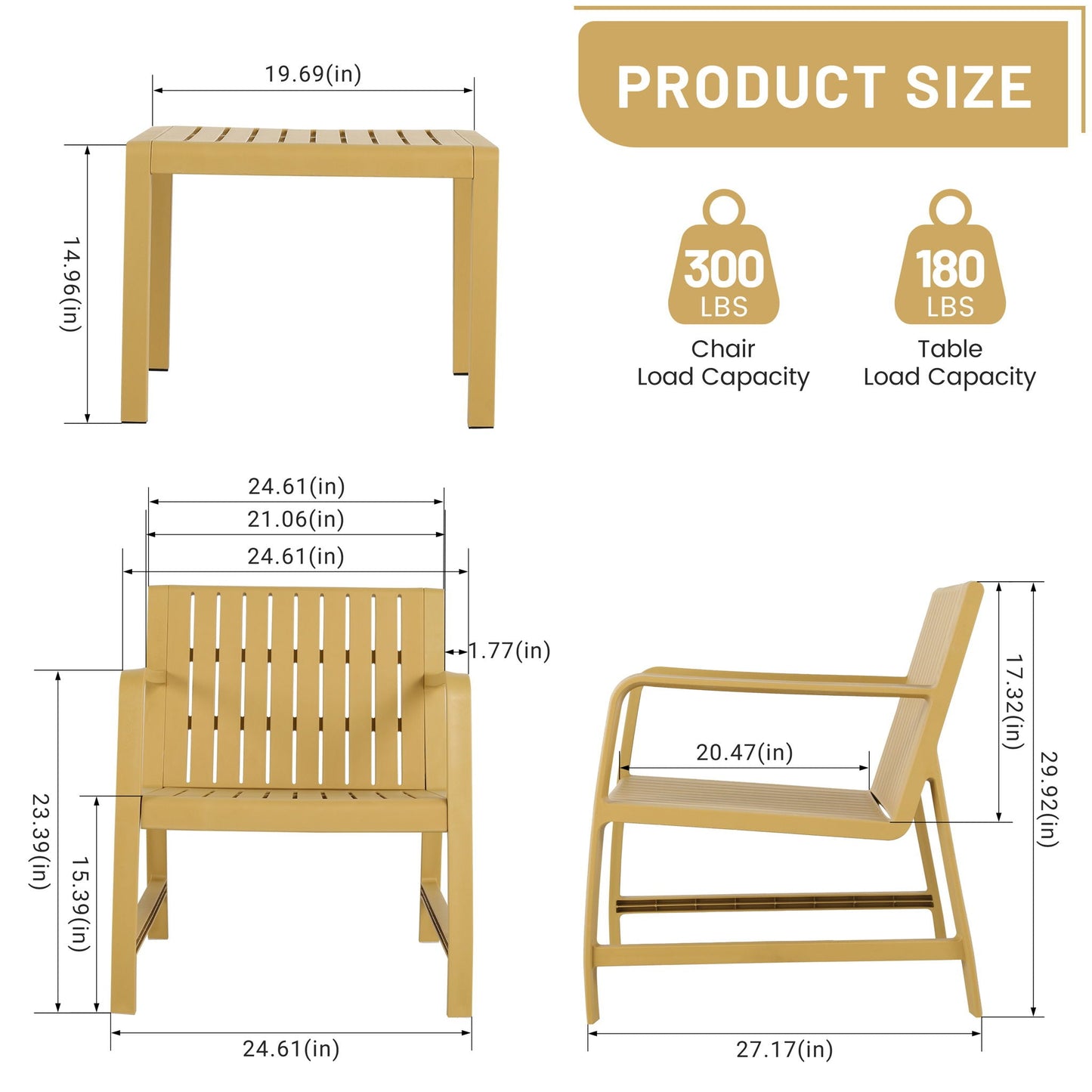 Waterproof Furniture Set