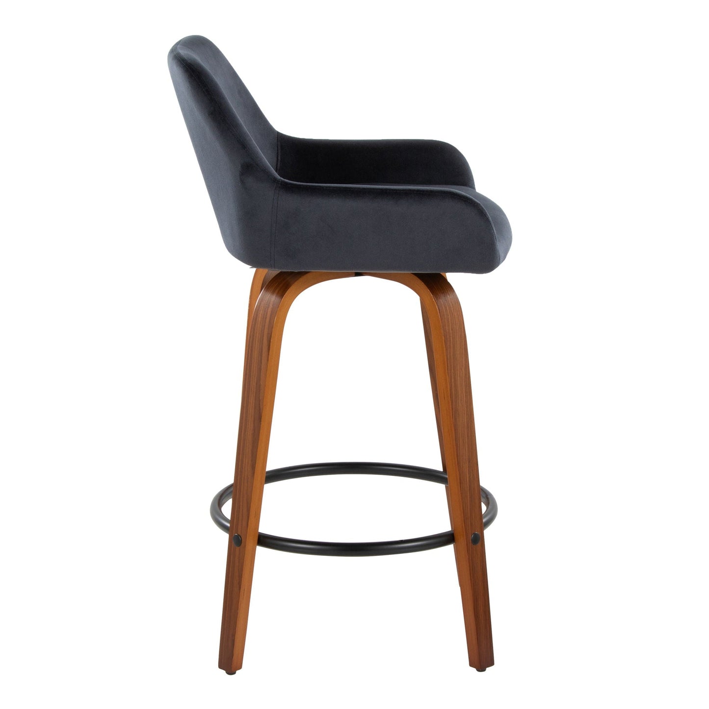 Daniella - Contemporary Fixed Height Counter Stool (Set of 2)