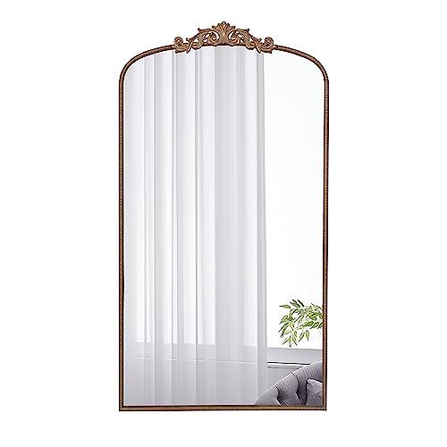 Baroque Inspired Arched Wall Mirror