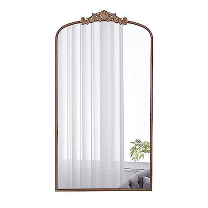 Baroque Inspired Arched Wall Mirror