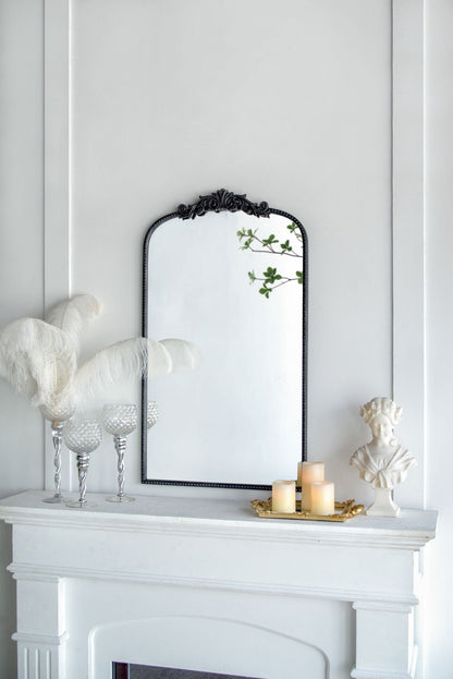 Baroque Inspired Arched Wall Mirror