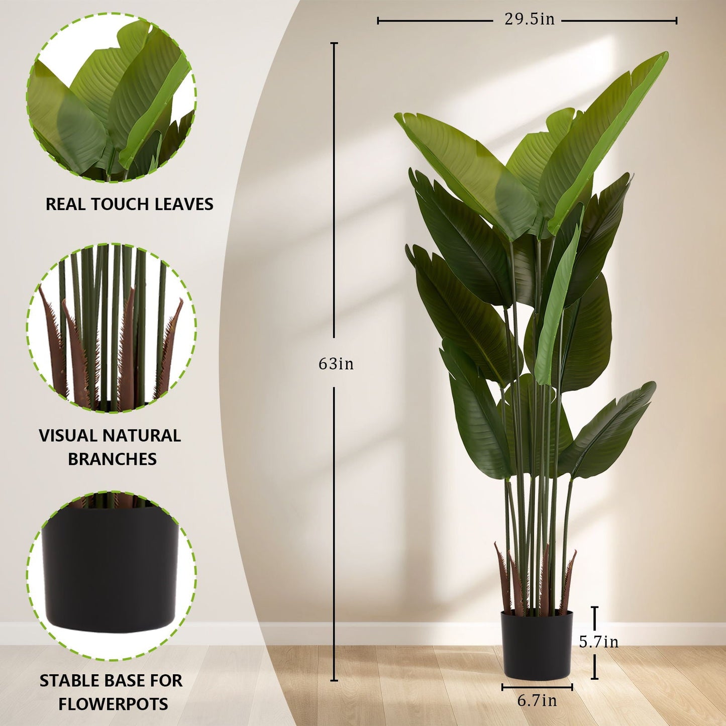 2 Artificial Plant Decoration
