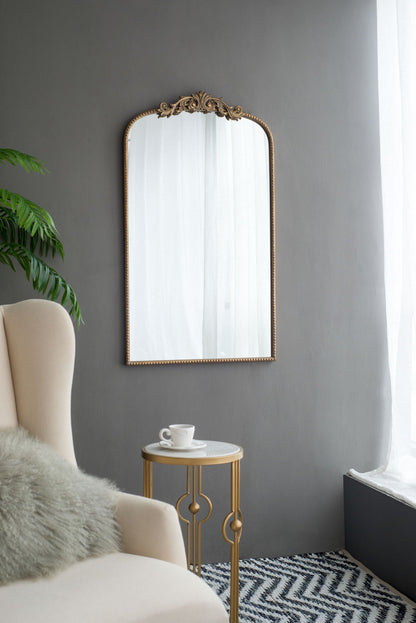 Baroque Inspired Arched Wall Mirror