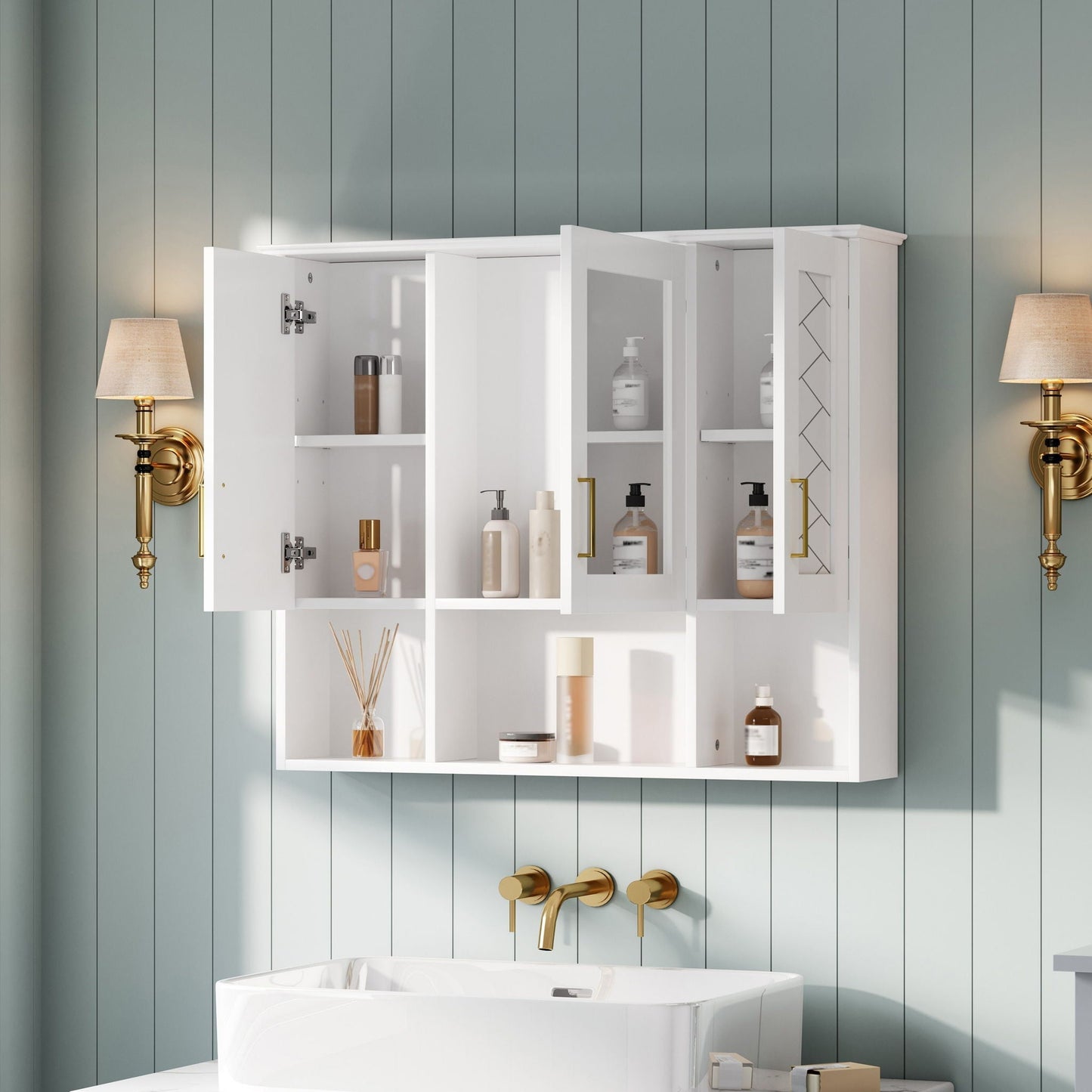 Modern Wall Mounted Medicine Cabinet Mirror