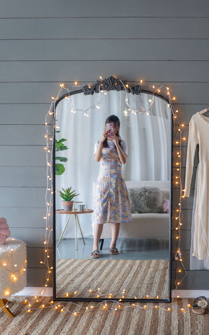Baroque Inspired Arched Wall Mirror