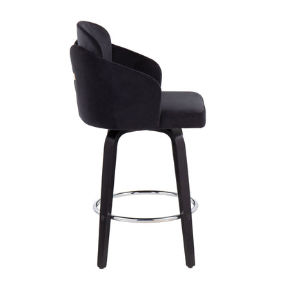 Dahlia - Contemporary Counter Stool (Set of 2)