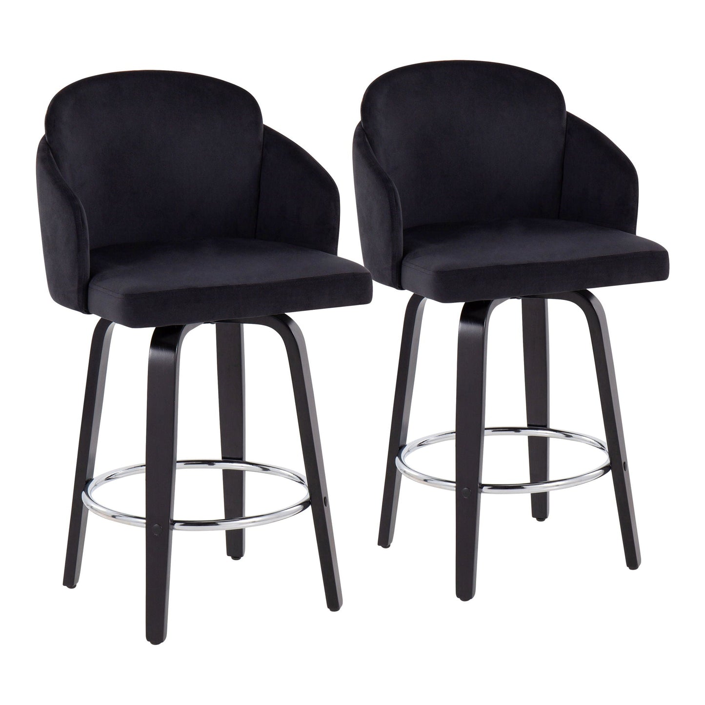 Dahlia - Contemporary Counter Stool (Set of 2)