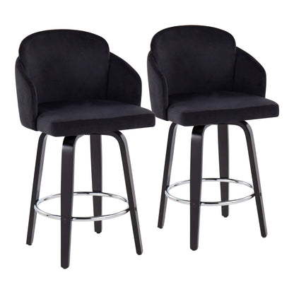 Dahlia - Contemporary Counter Stool (Set of 2)