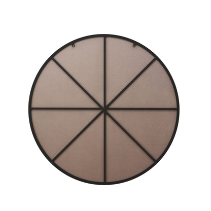 Metal Framed Circle Mirror