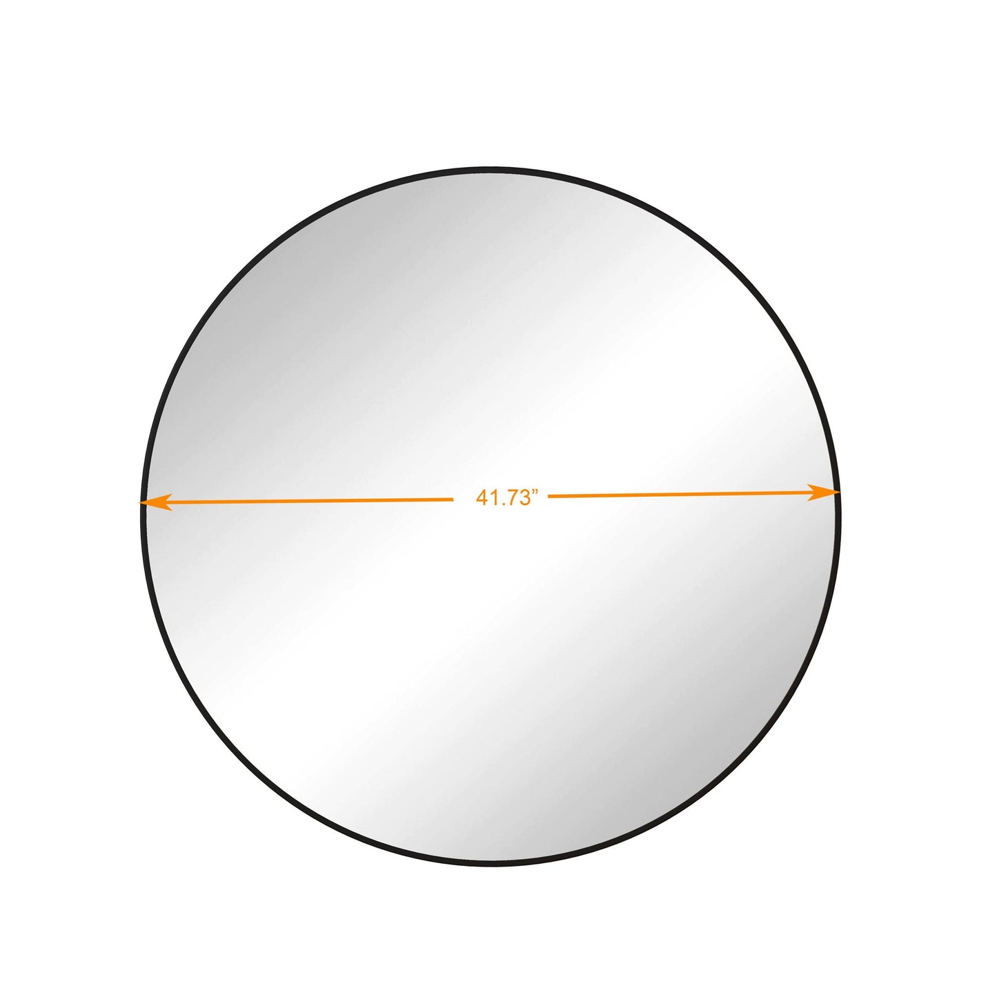 Metal Framed Circle Mirror