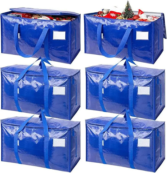 6 Pack XL Heavy Duty Storage Bags