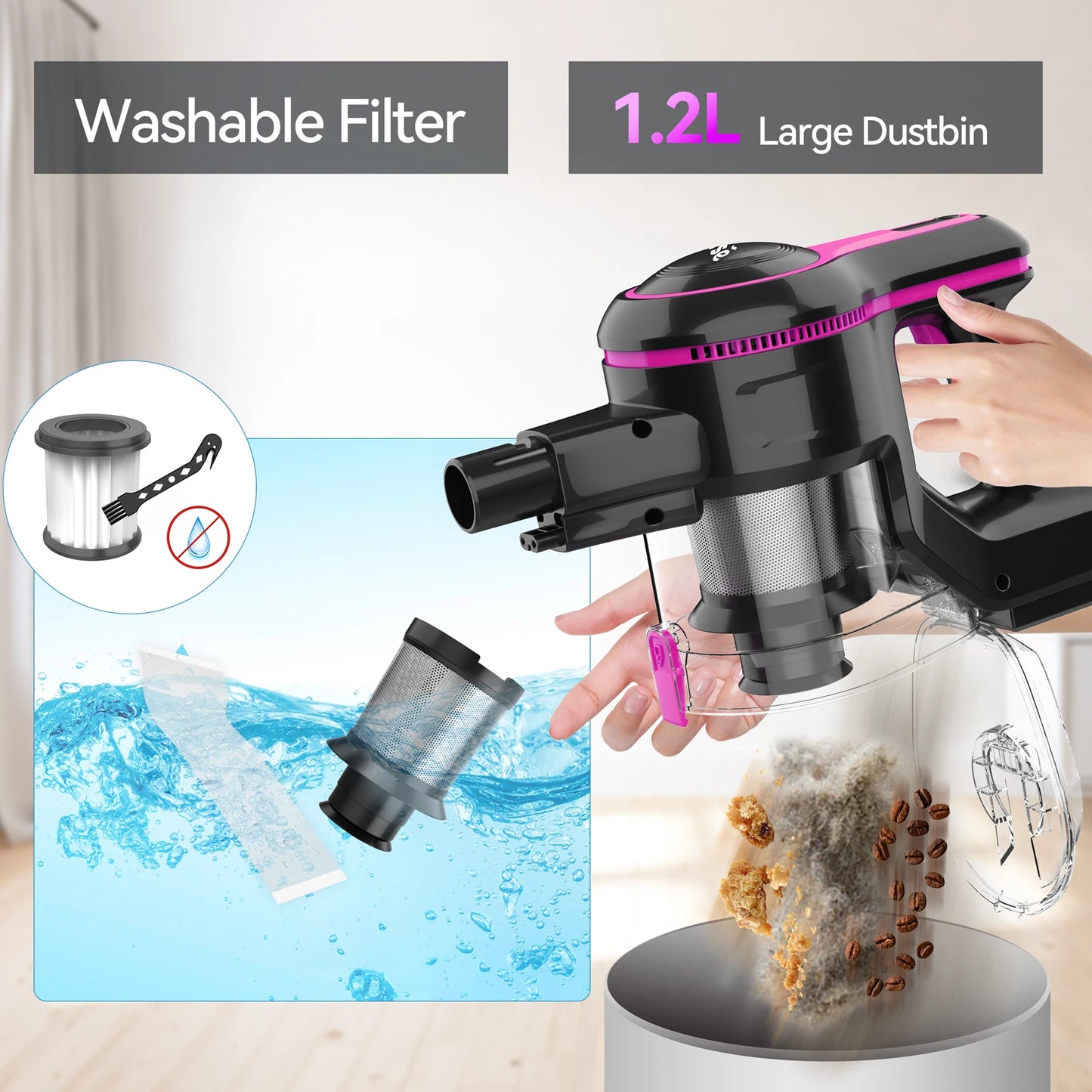 INSE N5T Cordless Vacuum Cleaner