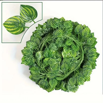 Artificial Green Ivy Leaf Rattan Creeper Leaves