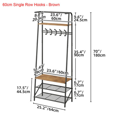 Coat Rack Shoe Bench, Hall Trees Entryway Bench