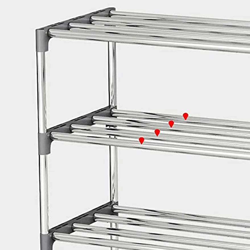 4-Layer Grey Bookcase/Book Storage