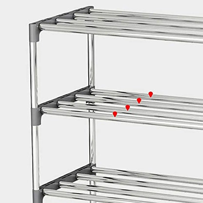 4-Layer Grey Bookcase/Book Storage