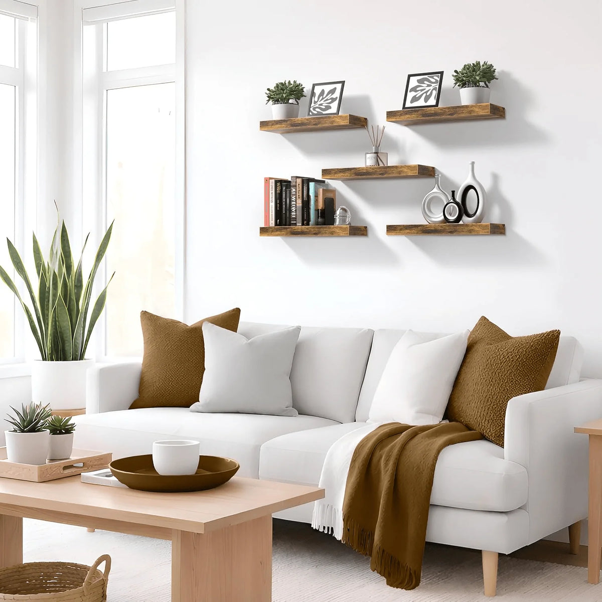 Floating Shelving Unit For Home Goods