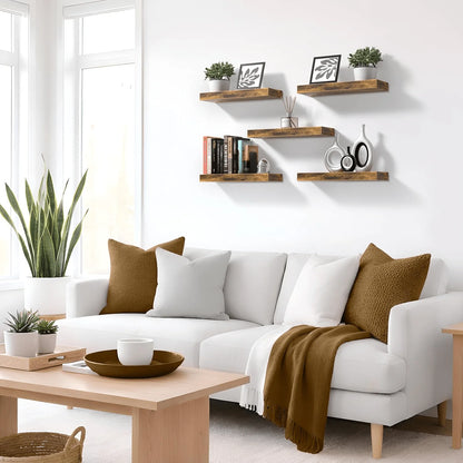 Floating Shelving Unit For Home Goods