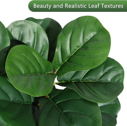 4FT/5FT/6FT/7FT Fiddle Leaf Fig Tree Artificial with Leaves